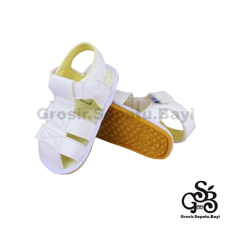 sepatu bayi sandal bayi sendal bayi laki laki perempuan prewalker bayi  umur 2 - 12 bulan model casual S04 polos ringan  fleksibel &amp; Anti Slip