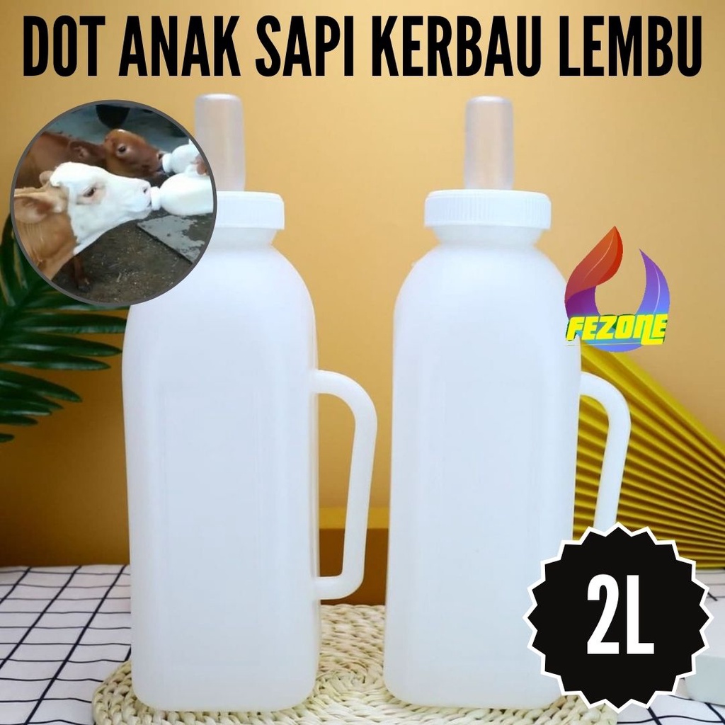 Botol Dot Pedet Anak Sapi Kerbau Lembu 2 Liter FEZONE