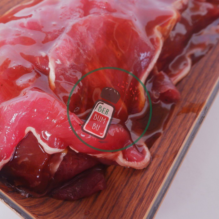

DAGING MARINASI 100RIBUAN 3 PACK BEEF SLICE LESS FAT / DAGING BERBUMBU