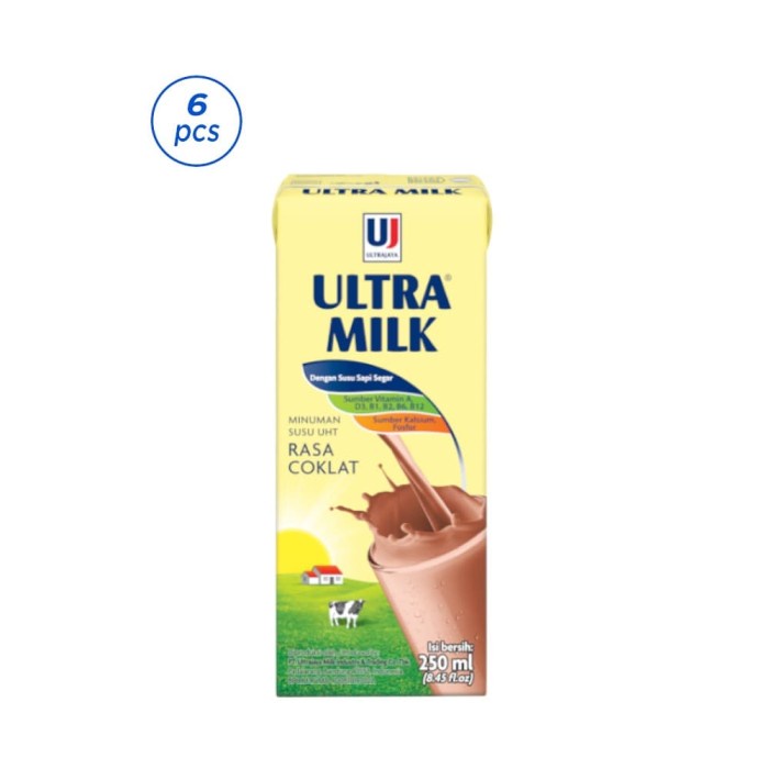 

fe20011vv Ultra Milk Susu Uht Coklat 6X250Ml Xa201As