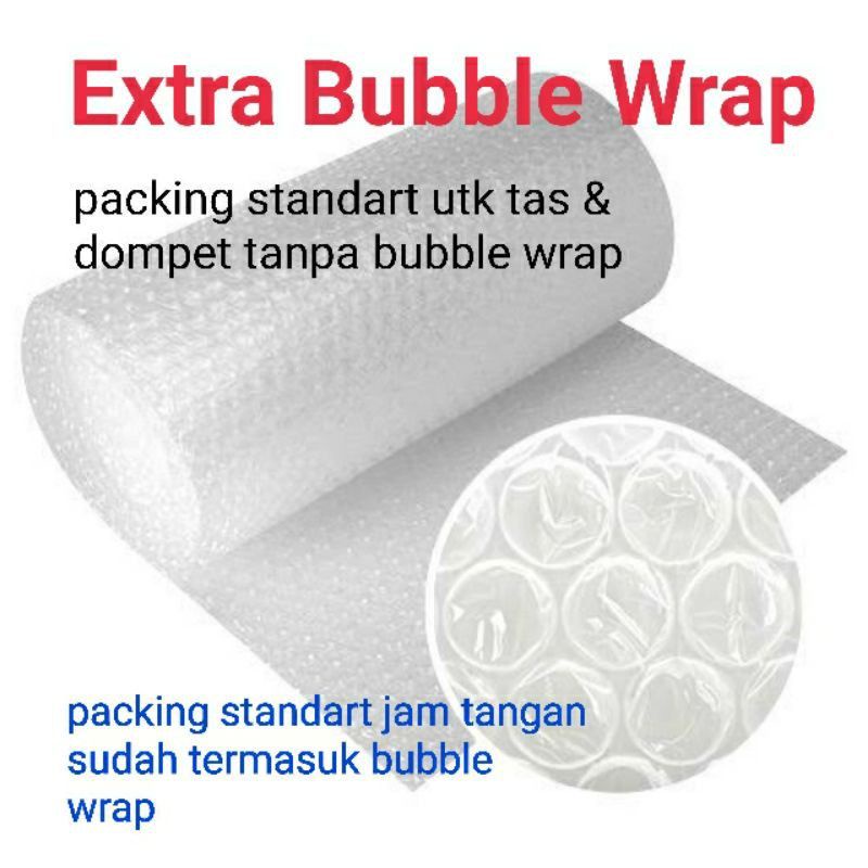 Extra Bubble Wrap Untuk Packing Lebih Aman