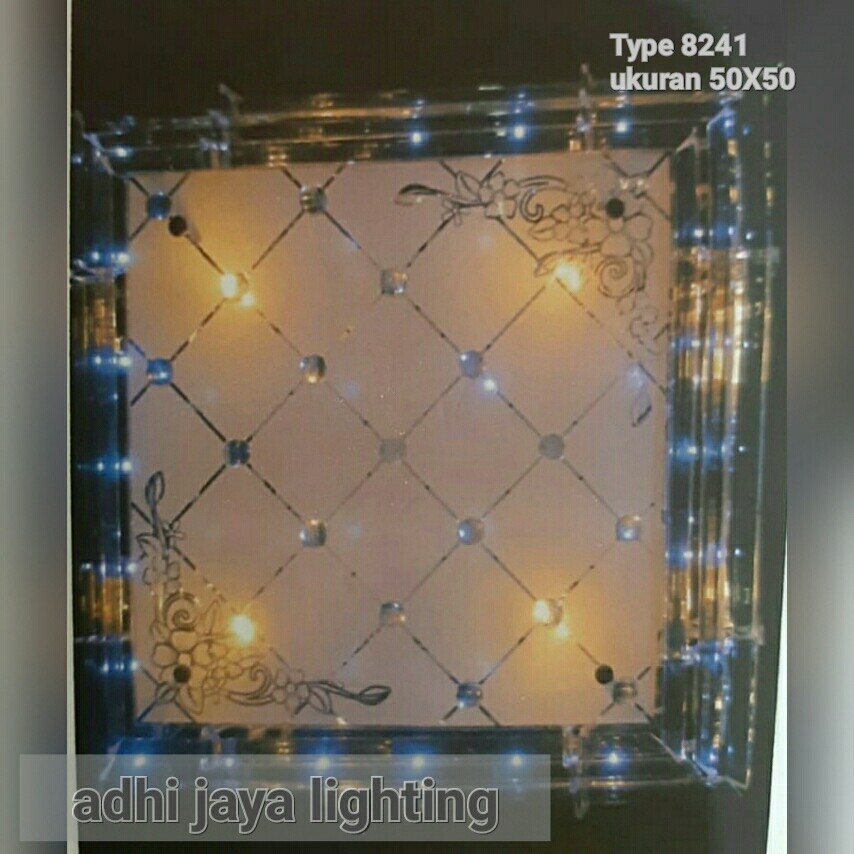 lampu plafon rumah lampu plafon minimalis remote 8241 ukuran 3 warna