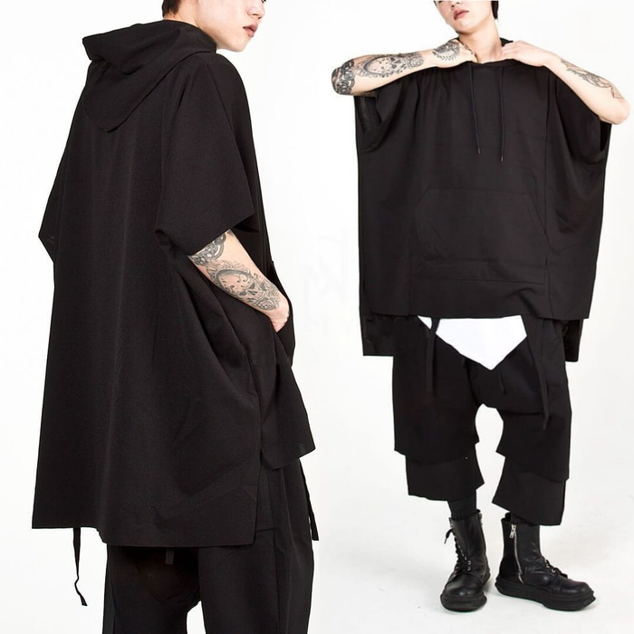jaket Oversize Hoodie dropshoulder long hype techwear