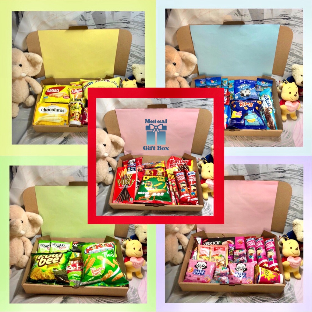 

Snack Box Gift Box Hampers Anniversary Wisuda Ulang Tahun