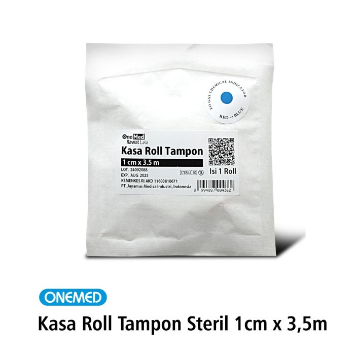 Kasa Roll Tampon Steril 1 cm x 3.5 m Onemed OJB