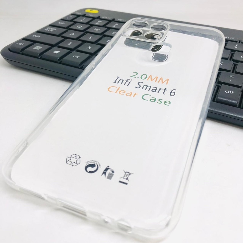 CLEAR CASE 2MM ORIGINAL INFINIX SMART6  HOT9 HOT10 PLAY HOT11s nfc notte11nfc SILIKON PREMIUM