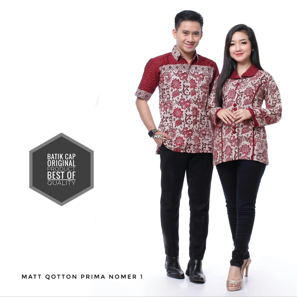 Kemeja batik pria  wanita couple murah asli pekalongan