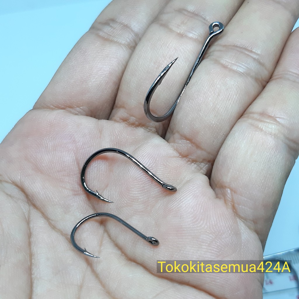 Kail Pancing Mata Kail Baja Carbon per kotak box ID0424A