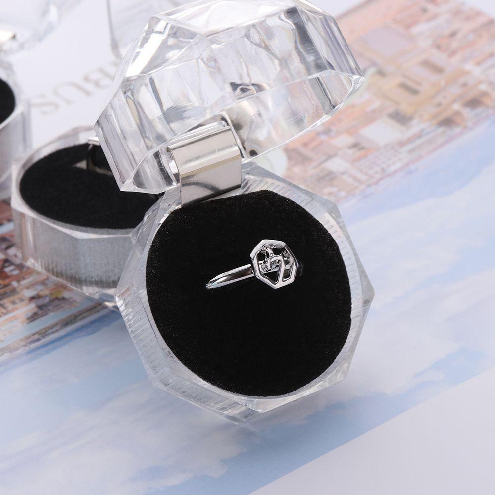 Lily BTS Cincin Fashion Wanita Perempuan Logam Jari Ring