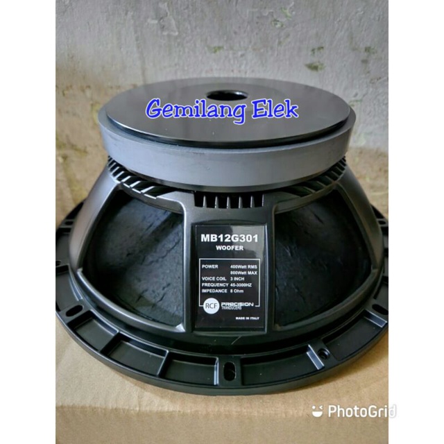 Speaker Komponen RCF MB12G301 12 inch Grade A