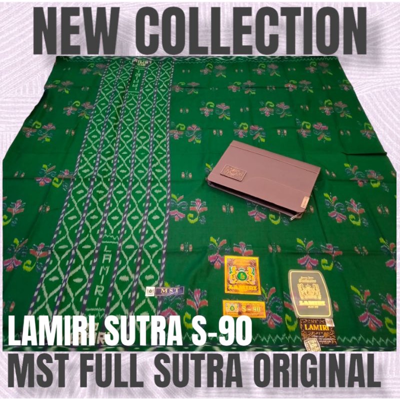 Sarung Lamiri Sutra Original Asli Kembang MST S90 Full Sutra