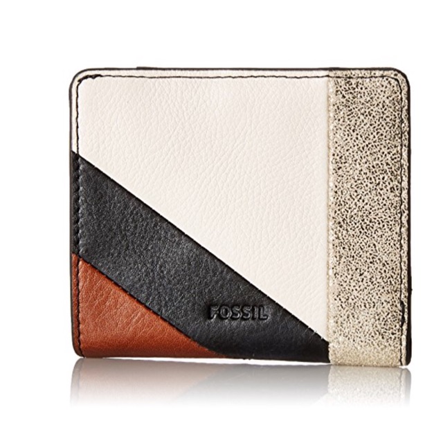 Dompet Pria/Wanita Fossil Wallet Emma Mini Wallet SL7644558 Neutral Stripe