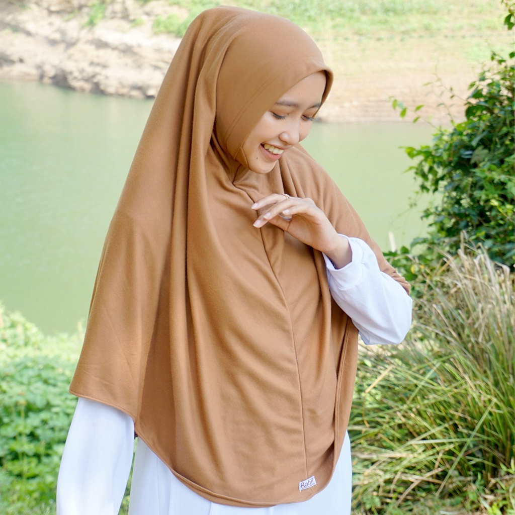 Jilbab Instan Kaos/ Hijab Instant syari/ Varna Mini Soft Pad PE-7