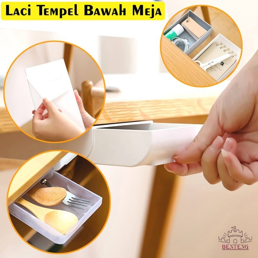 LCM01-Laci Bawah Meja Tempel Mini