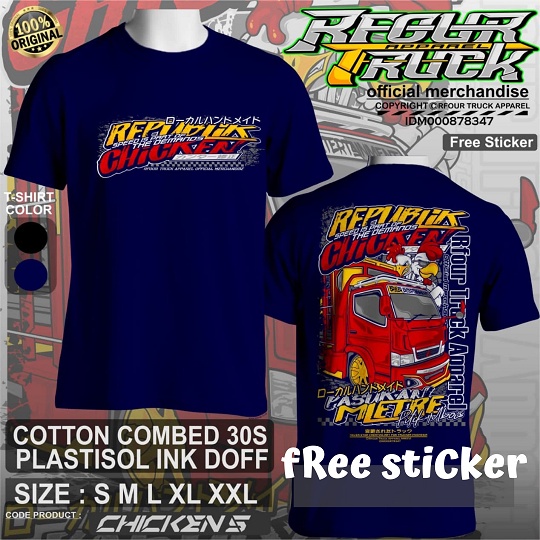✁GROSIR KAOS TRUCK/KAOS TRUCK MANIA/KAOS TRUCK AYAM TERBARU/KAOS TRUCK CANTER MODIF/KAOS KATA KATA/K