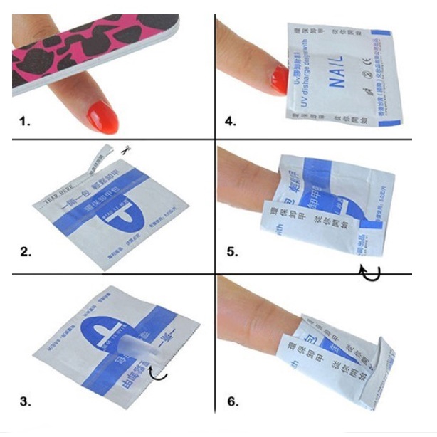 UV remover pad/penghapus kutek uv