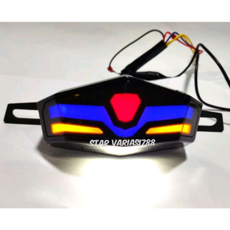 Lampu stop stoplamp led universal cb rx king vixion xabre dll