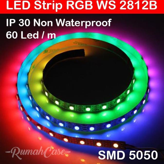 Per Meter LED Strip WS2812B Addressable 5050 5v ip30 60 led/m ws 2812B