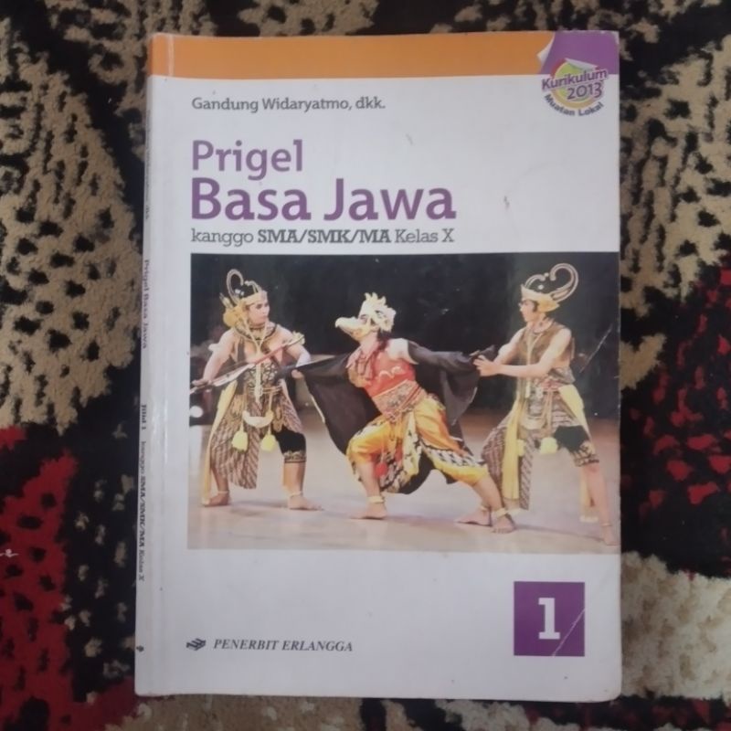 Buku Prigel Basa Jawa SMA Kelas1 K13 Erlangga