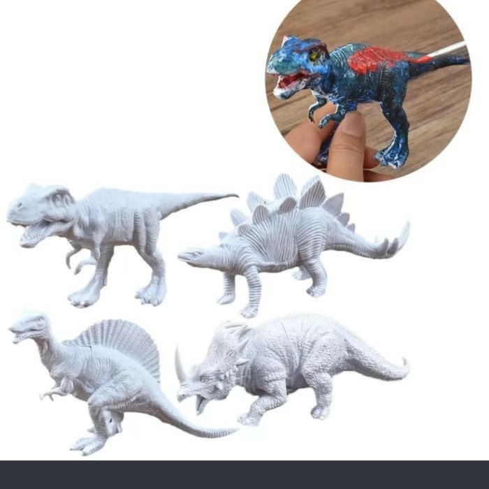 colouring mewarnai dinosaurus Edu toys painting dinosaurs trex