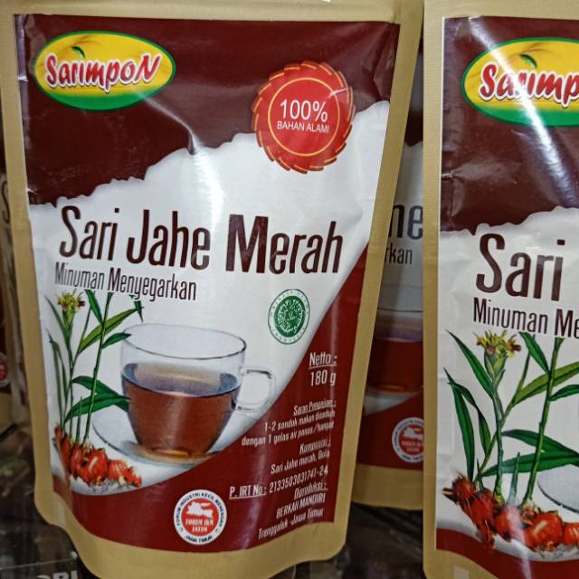 

SARI JAHE MERAH INSTAN SARIMPON