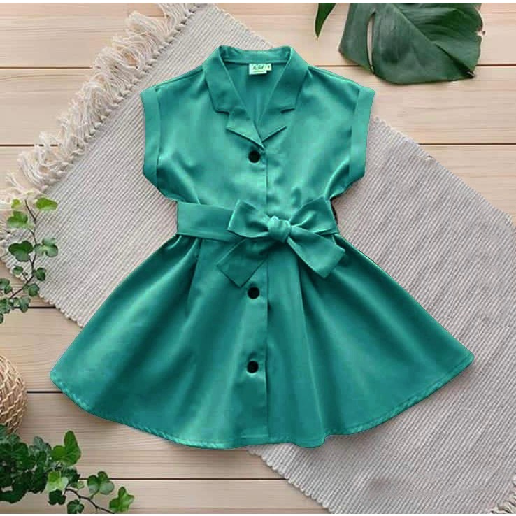 Amspro Dres anak perempuan Pakaian anak perempuan terusan Dress Keth