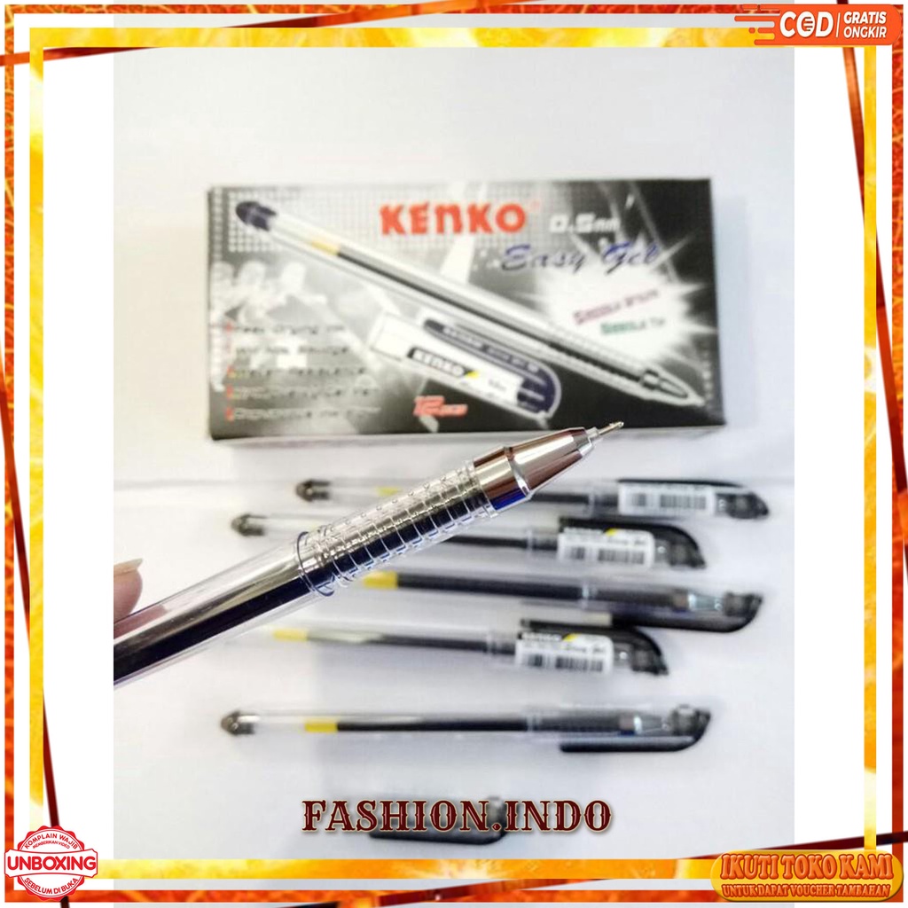 

PULPEN KENKO EASY GEL 0.5 FASHIONINDO