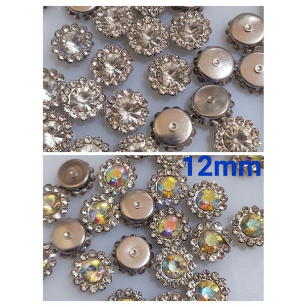 DIAMON CANGKANG BUNGA 12MM 25PCS