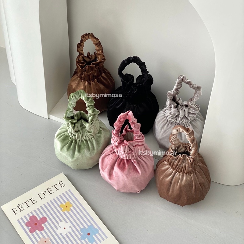 MIMOSA - Mandu Velvet Bag (Tas Wanita / Tas selempang)