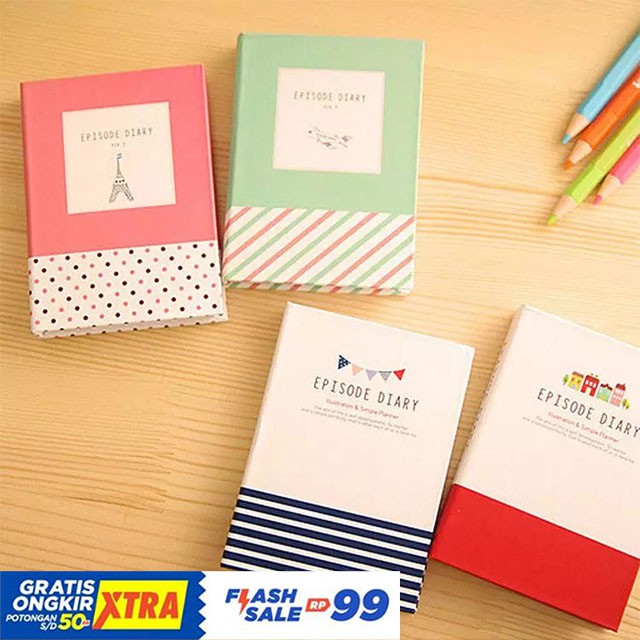 

Set sticky dengan hard cover