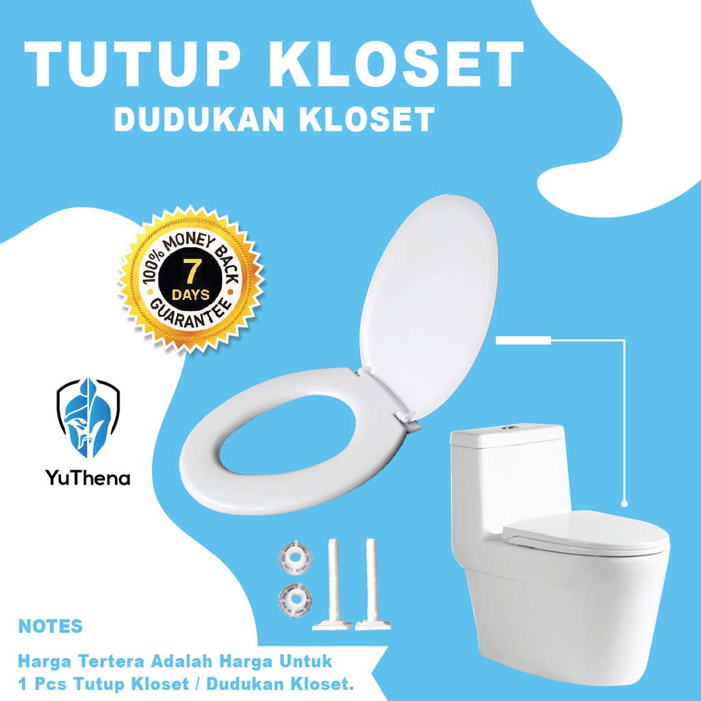 Jual Yuthena Tutup Closet Duduk Tutup Kloset Duduk Tutup Wc Duduk Shopee Indonesia