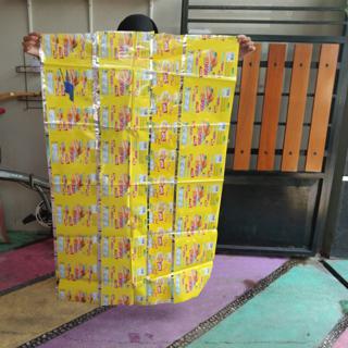 Limbah Plastik Kemasan Kain Perca Cara Golden