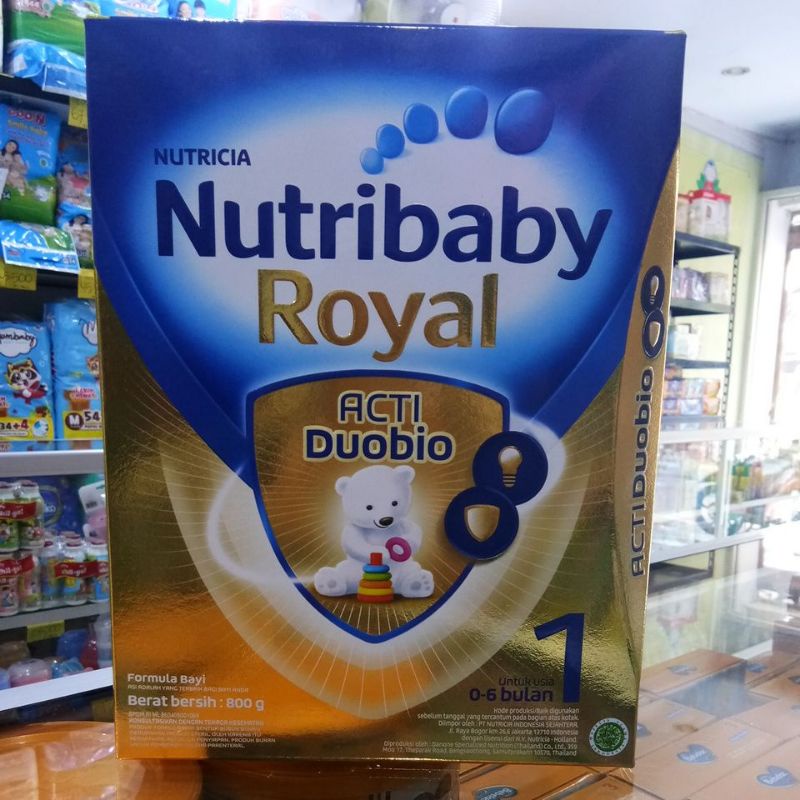 NUTRIBABY ROYAL 1(0-6BULAN) 2(6-12BULAN) 800G