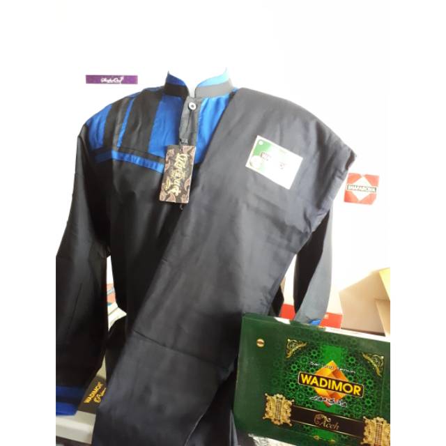 Setelan Koko dan Sarung Wadimor|Koko modern set|koko putih