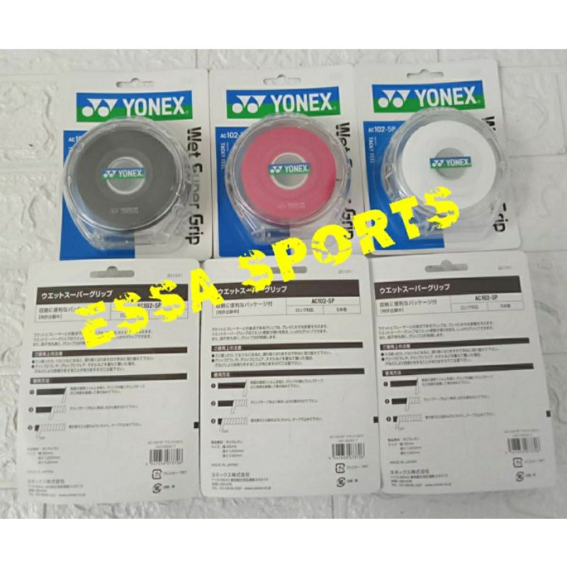 GRIP RAKET BADMINTON YONEX AC102-5P JP