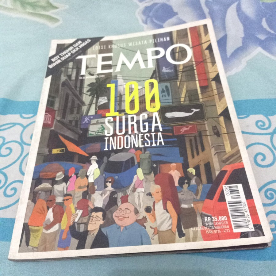 Majalah Tempo Edisi Khusus Wisata Pilihan 100 Surga Indonesia