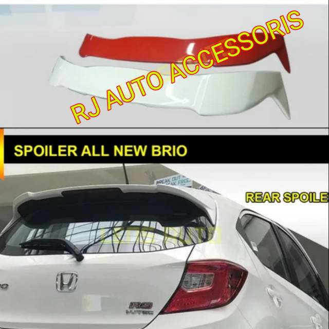 Spoiler brio 2018-2019 spoiler honda brio + lampu