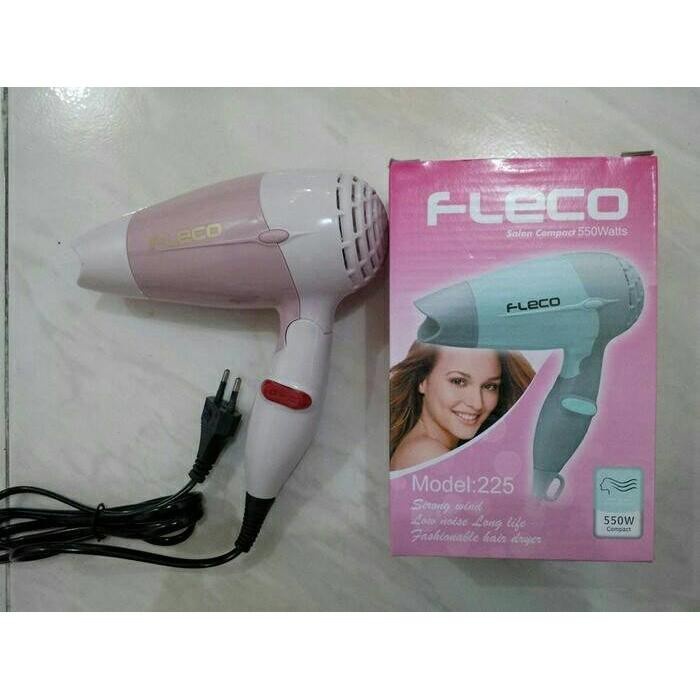 Bisa COD!!! Hair Drayer Fleco F- 225 550watt / Pengering Rambut Fleco Mini Lipat