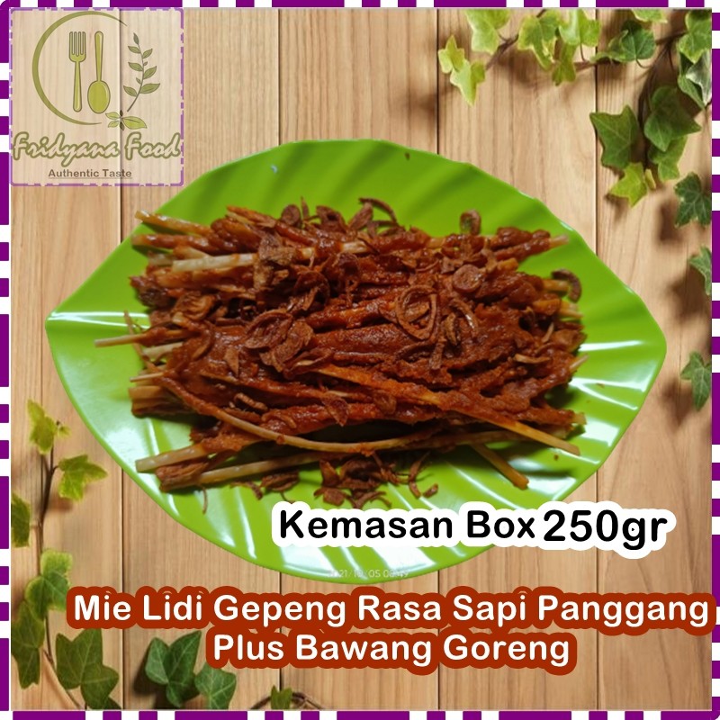 

250GR MIE LIDI GEPENG SAPI PANGGANG/MI LIDI GEPENG/MIELIDI MILIDI/MI LIDI/MIE BITING/MI BITING RASA SAPI PANGGANG