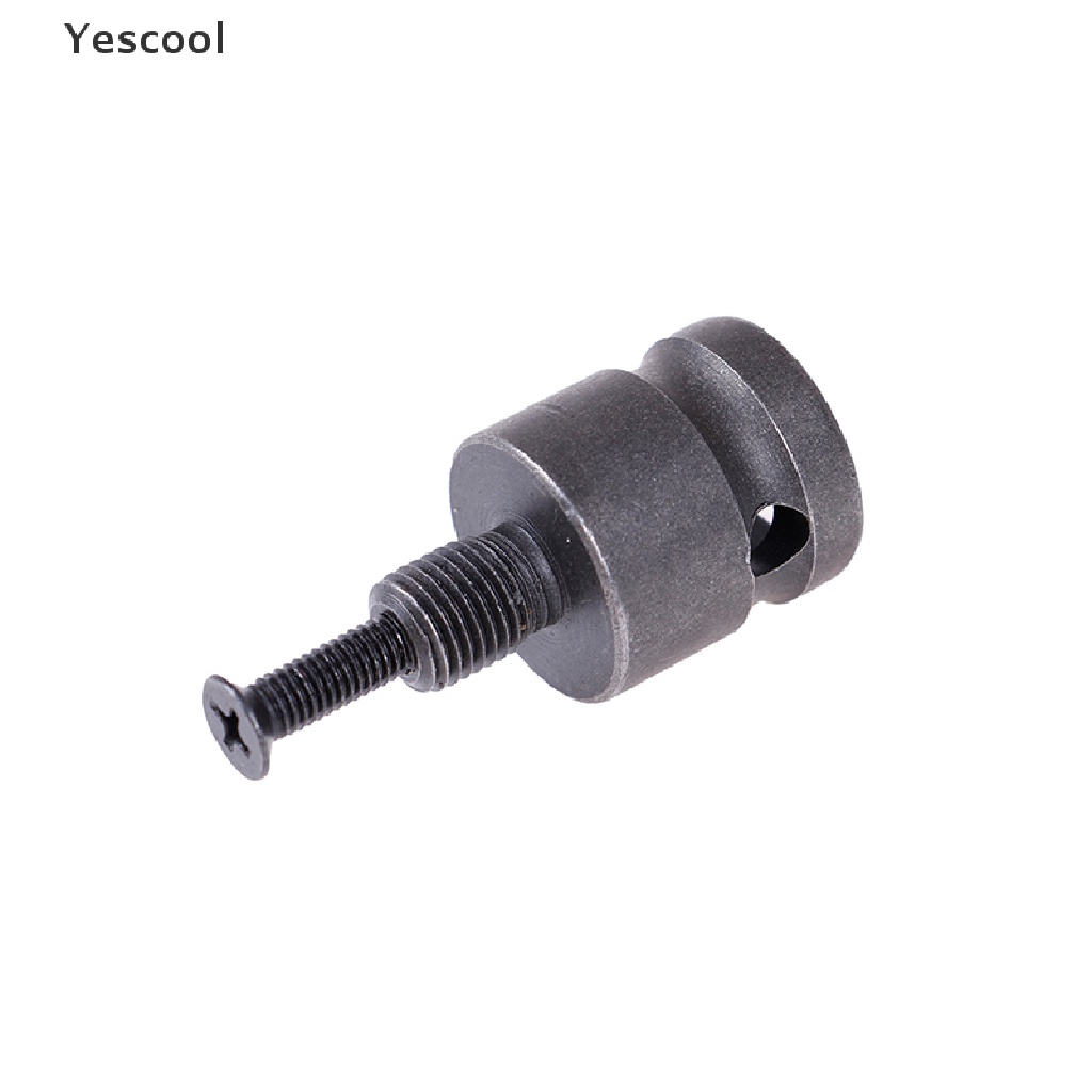 Yescool Adapter Konverter Kunci Pas 3 / 8-24UNF keyless 3 / 8 &quot;Dengan Sekrup