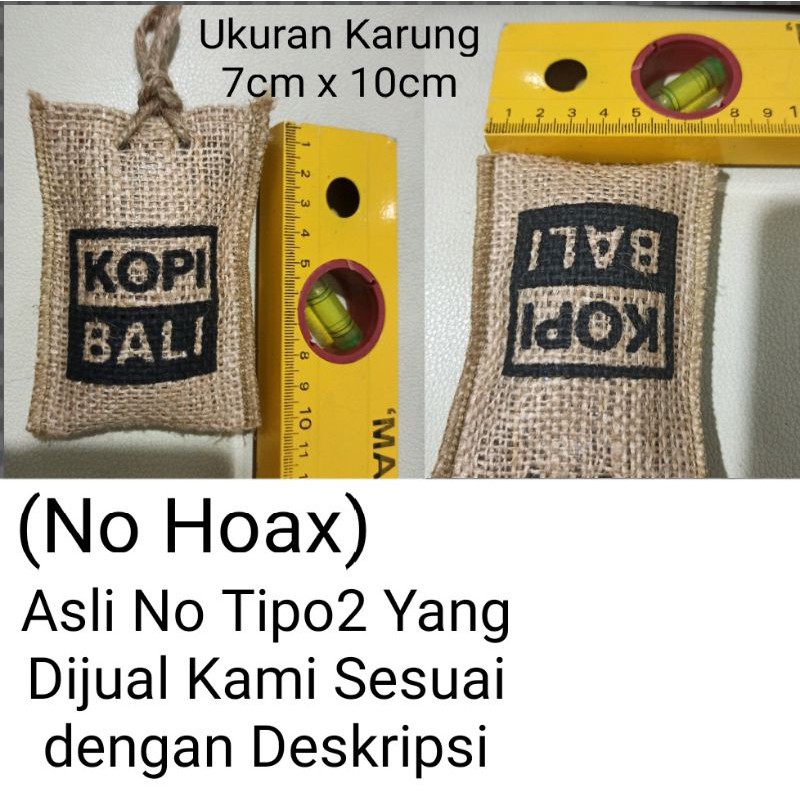 (BEST STAR) PARFUM MOBIL KOPI BALI UK. KARUNG 6X9Cm 7x10Cm Hangtag