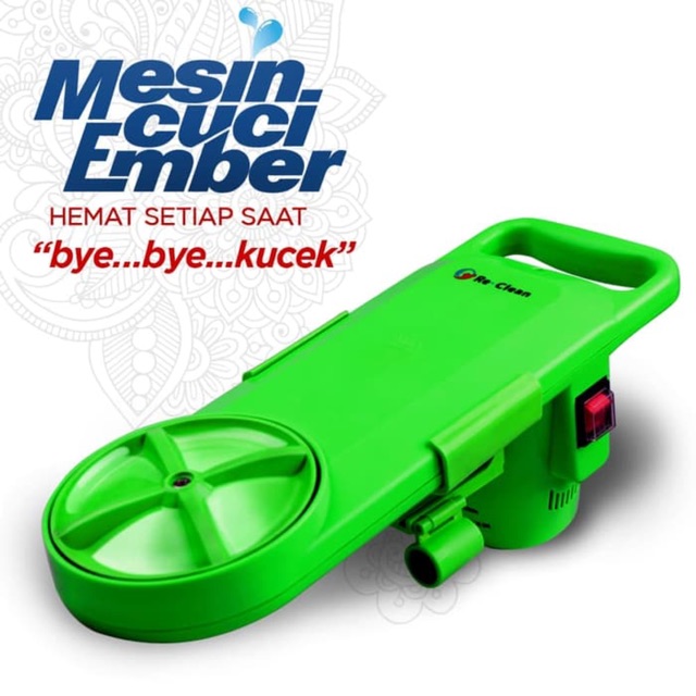 Re-Clean Mesin Cuci Portable - Mesin Cuci Ember