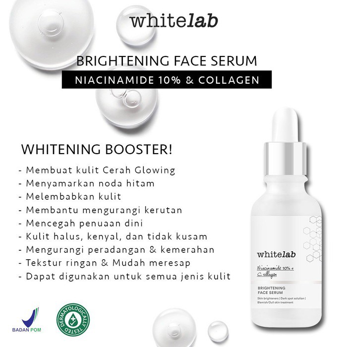 [BPOM] Whitelab Face Serum [Brightening | Bakuchiol | C-DOSE | A-DOSE | Probiome | Real Barrier | Age Correction |Acne Calming]