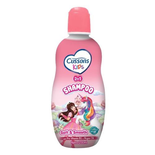 Cussons Kids Shampoo 2 IN 1 200ML/Shampoo Anak/Sampo Anak/Perawatan Rambut/Hotwheels/Unicorn/Naura