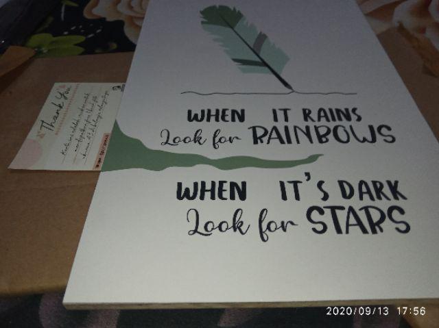 Wall Decor Hiasan Dinding Paket Monstera 1 Pajanganku Ukuran 20 X 40 Cm