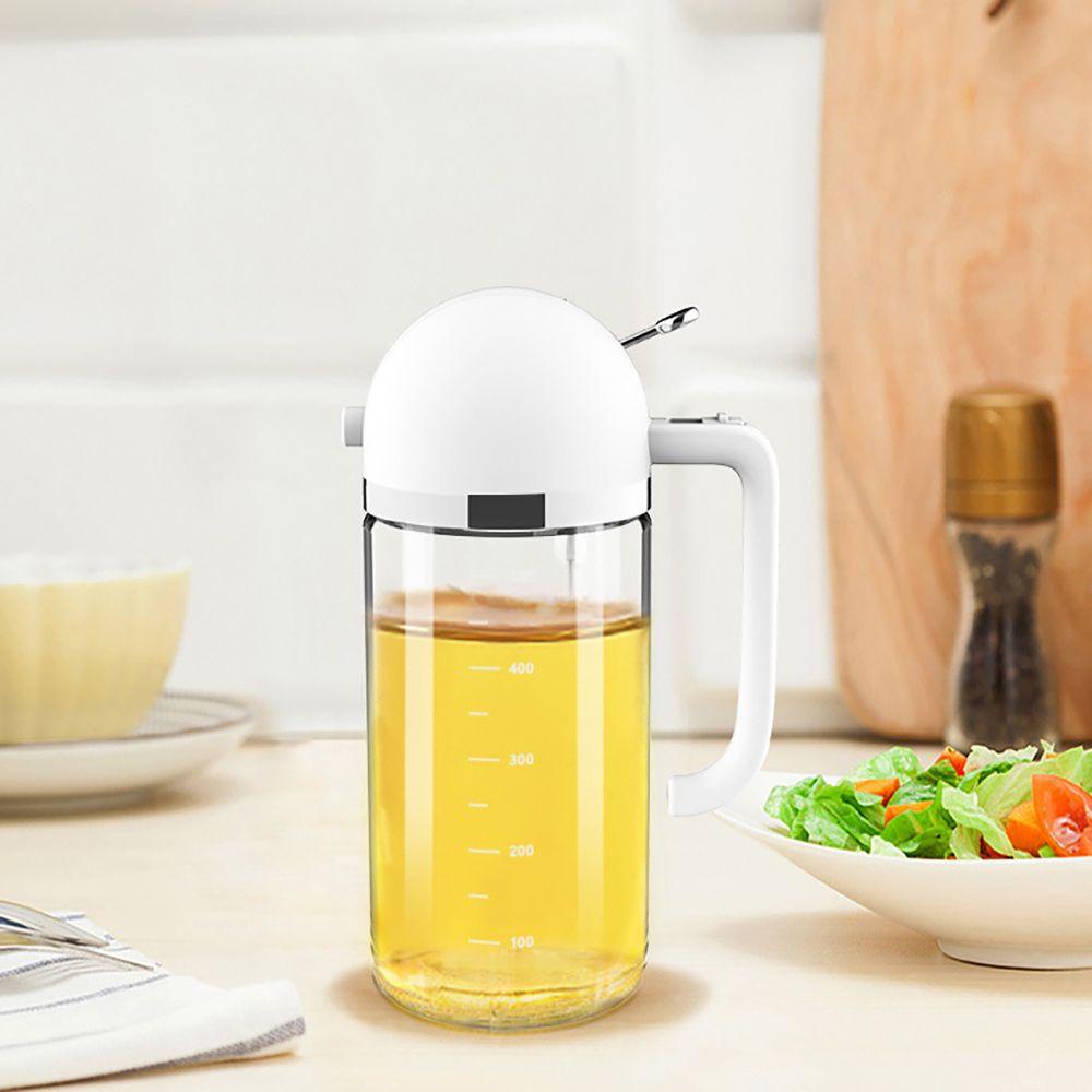 [Elegan] Oil Sprayer Kaca 2in1 Botol Minyak Untuk Masak Olive Oil Cuka Saos Aksesoris Dapur