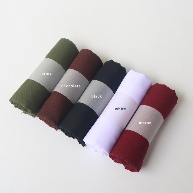 (PROMO COD) BELLA SQUARE PREMIUM JAHIT TEPI 115 X 115 HIJAB SEGI EMPAT POLLYCOTTON ANTI LETOY