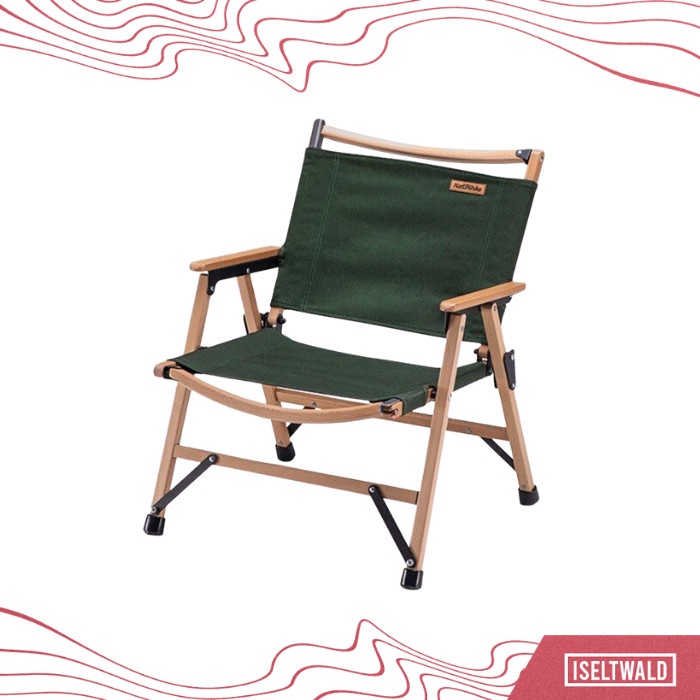 Kursi Kayu - Kursi Lipat Naturehike Wood Grain Folding Chair Nh20Jj007