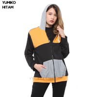 Jaket Hoodie Murah Wanita Kekinian Yumiko Fashion Wanita Termurah Jaket Wanita Keren