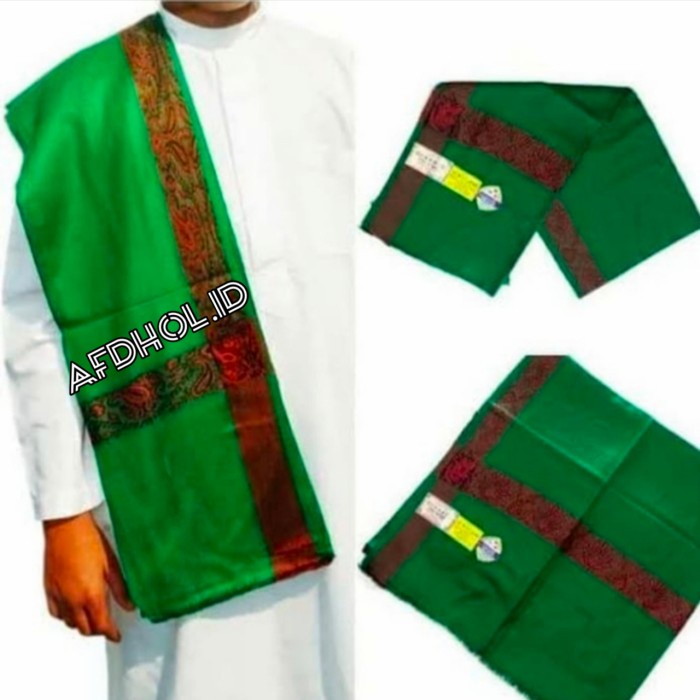 Sorban sorban panjang khasmiri warna hijau(Z4L7) Sorban Serban Sorban Kashmiri Sulam Original Sorban